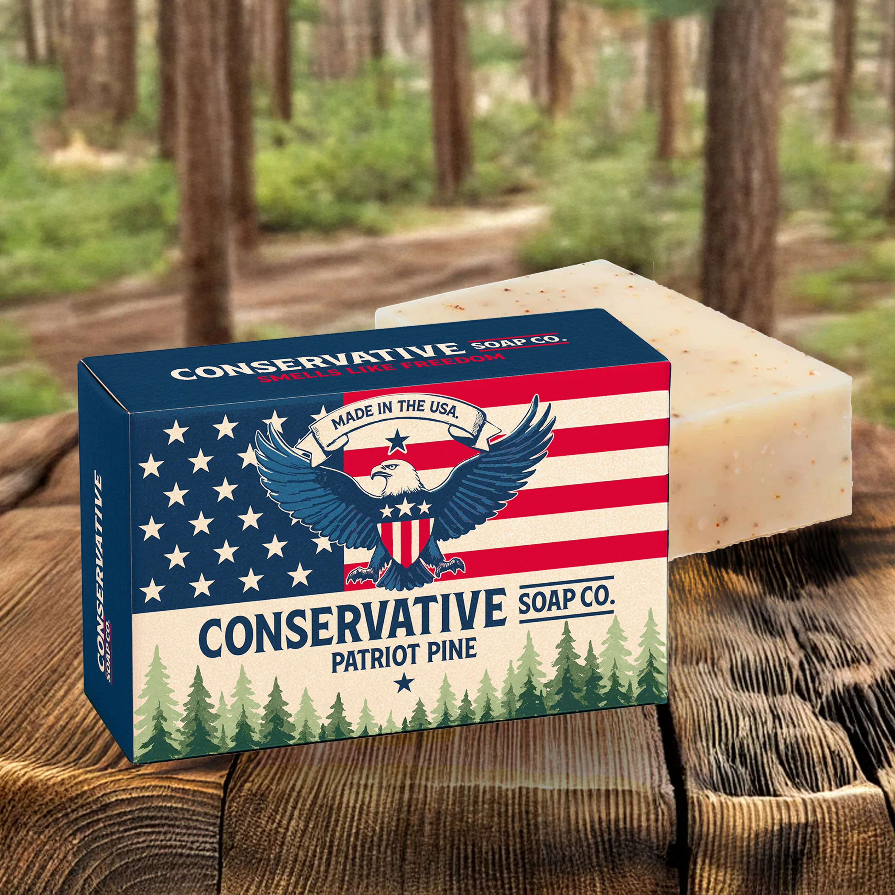 Conservative Soap Co. - Patriot Pine 4oz Bar - Image 6