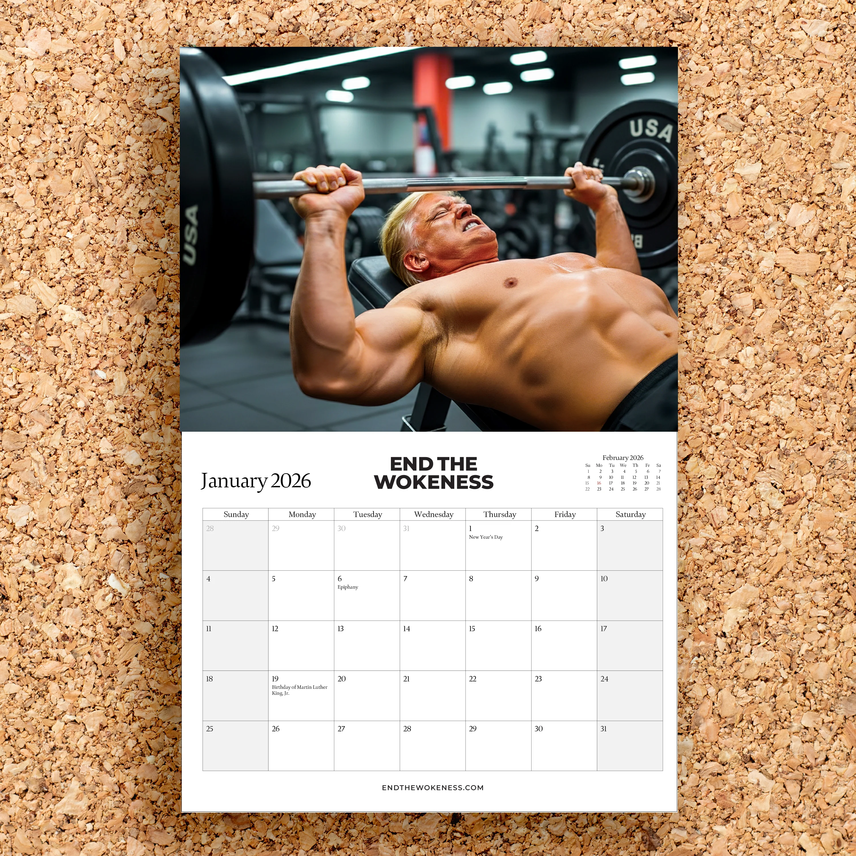 Trump 2026 Calendar - Image 4