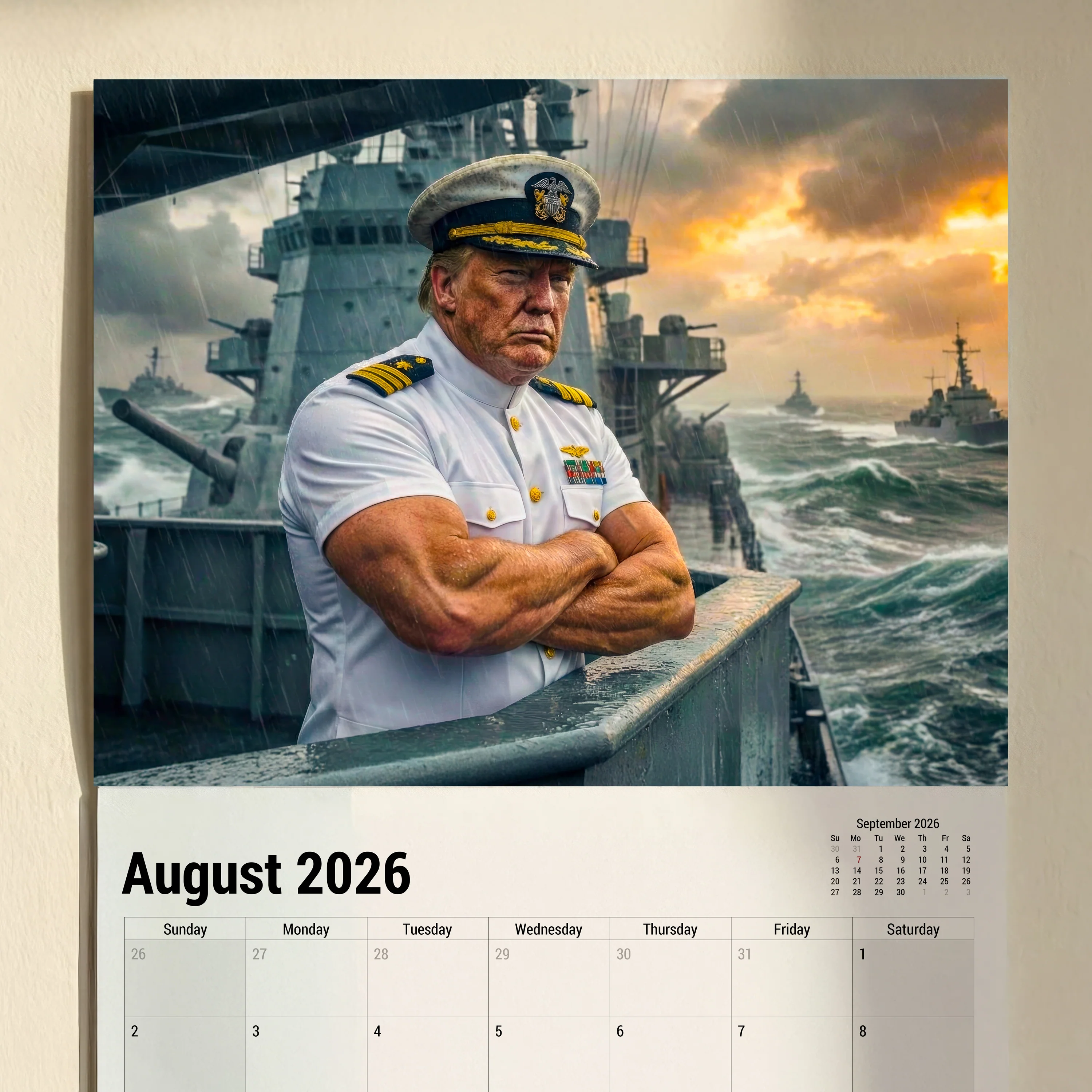Trump 2026 Military Calendar – Commander-in-Chief Edition - Image 3