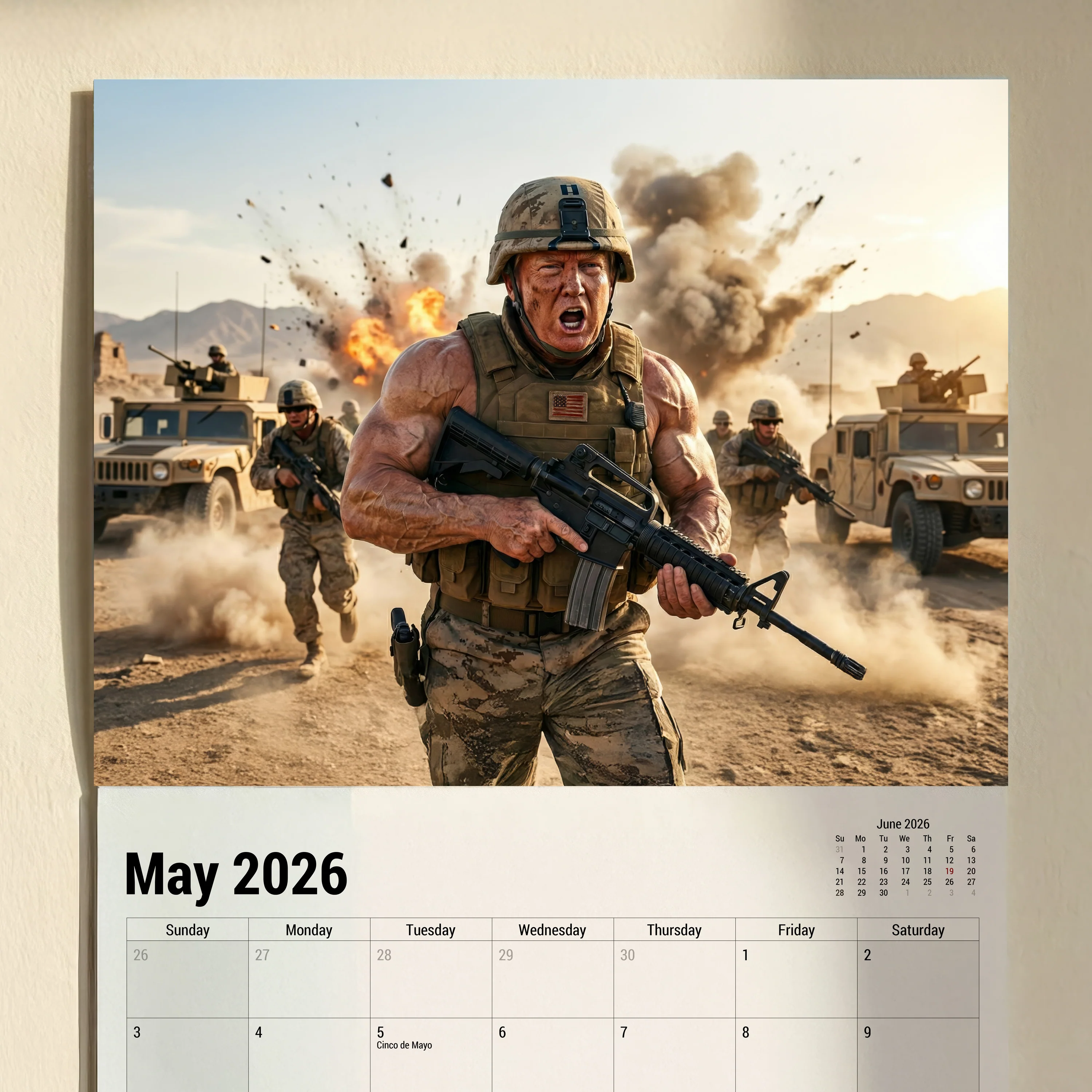 Trump 2026 Military Calendar – Commander-in-Chief Edition - Image 5