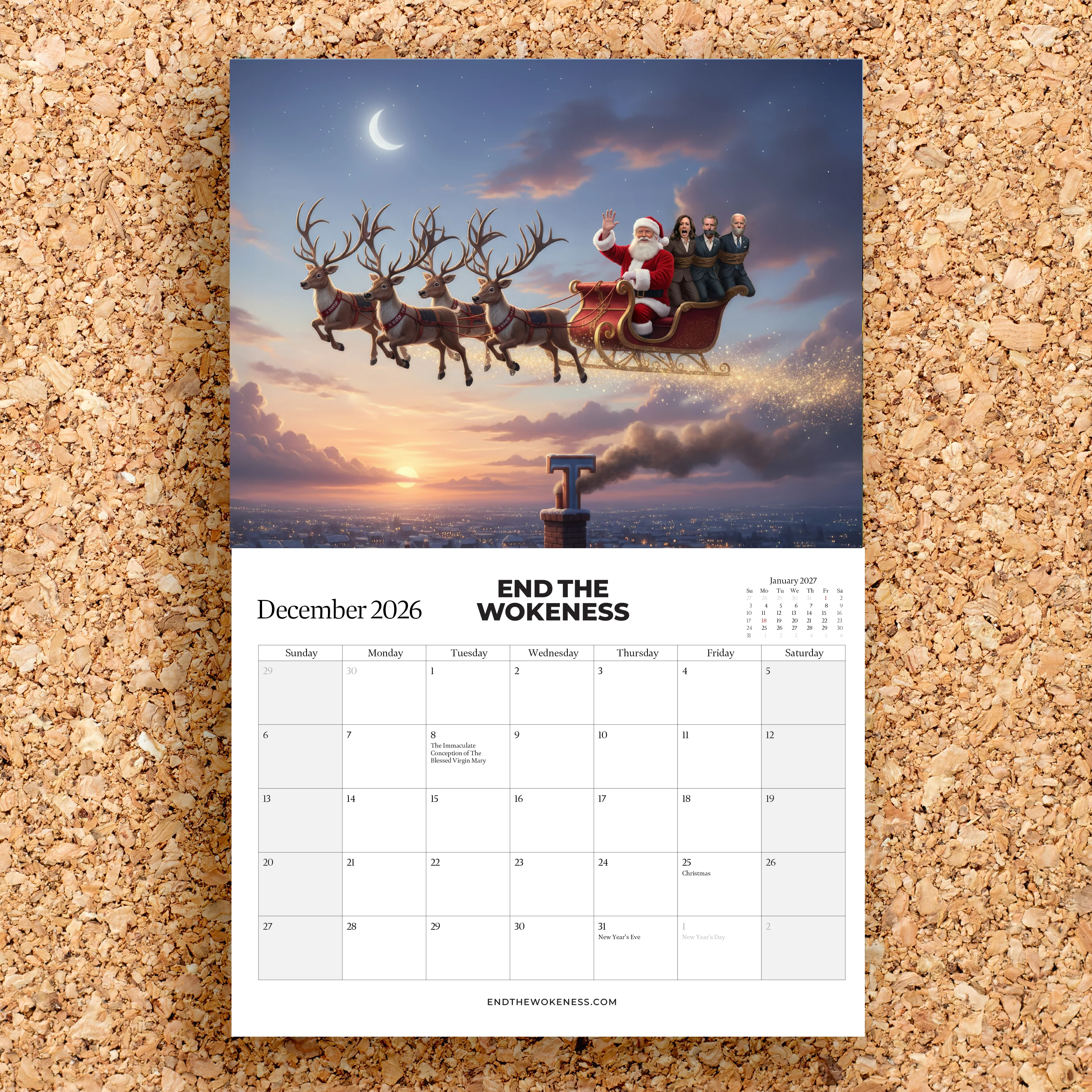 Trump Border Control 2026 Calendar - Image 5