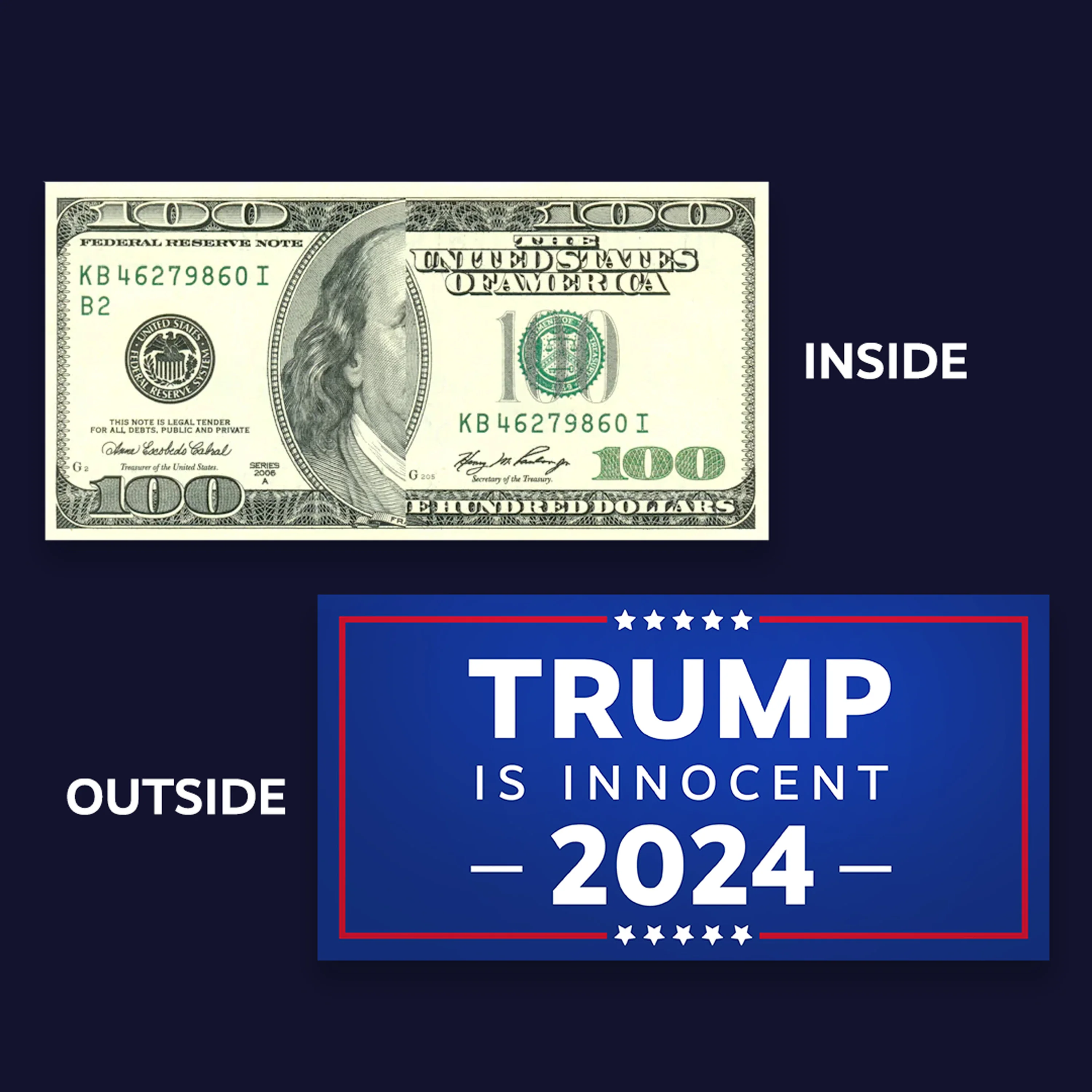 Trump is Innocent Prank Bills