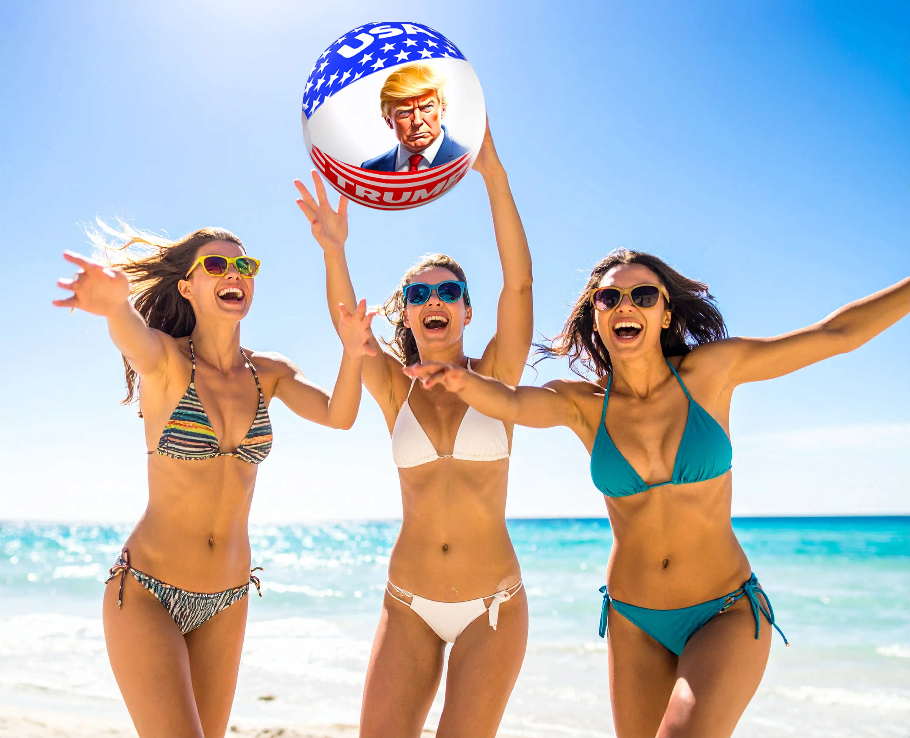 Trump / USA Beach Ball - Image 2