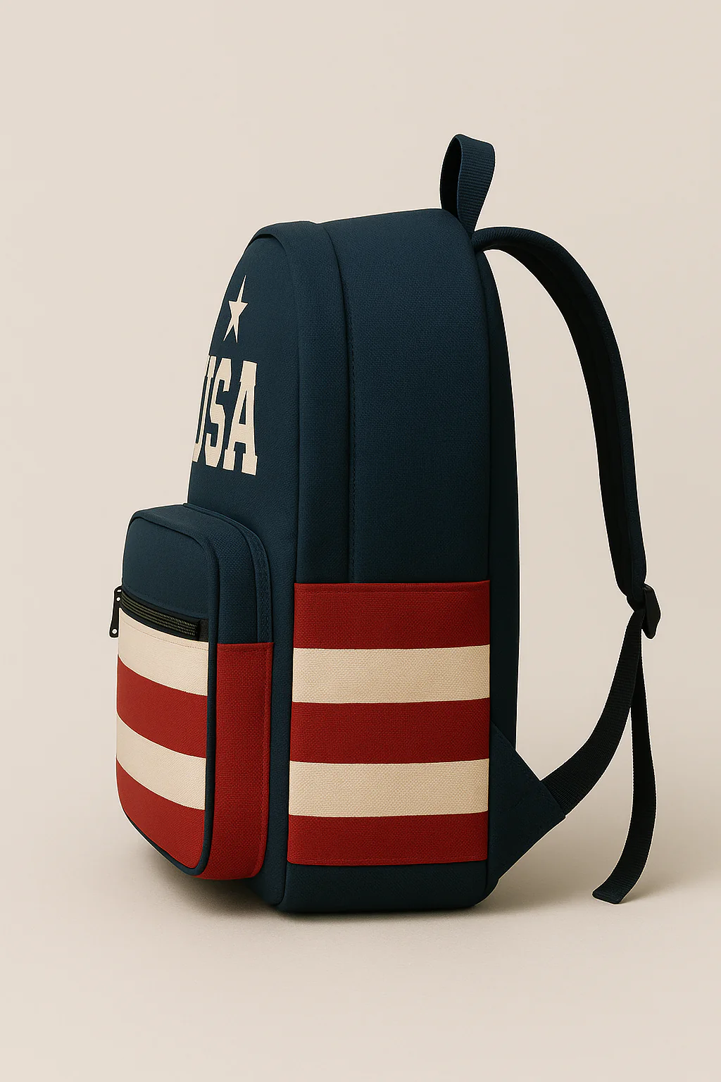 USA Patriotic Backpack – Classic Star & Stripes Design - Image 2