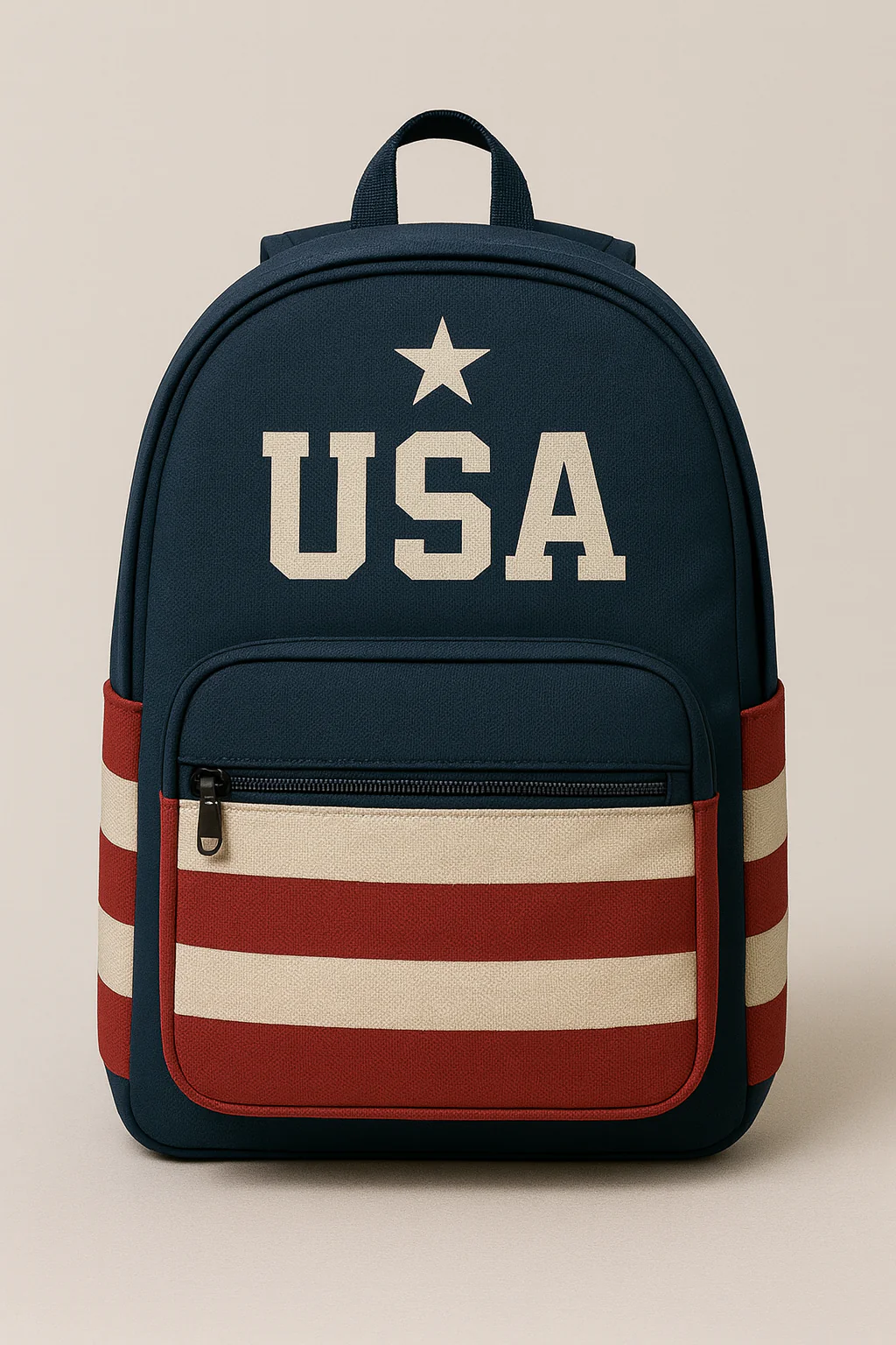 USA Patriotic Backpack – Classic Star & Stripes Design - Image 3